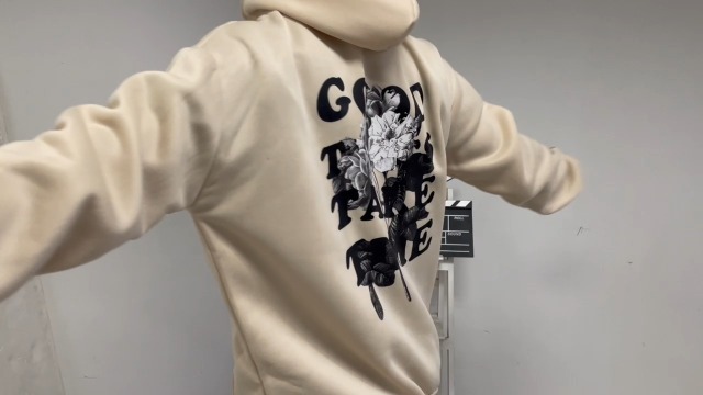 Amazon.com: Oversized Hoodie for Men Good Things Take Time & Rose